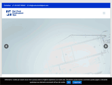 Tablet Screenshot of costruzionidalpont.com